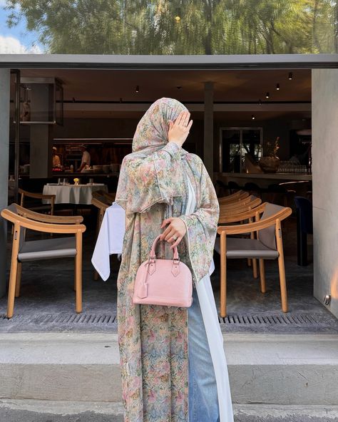 if abaya was a painting✨ Abaya, modest fashion, abaya fashion, printed abaya, Dubai abaya, hijab fashion, ootd , hijab outfit , modest outfit, abaya fashion #abaya #abayafashion #abayadubai #abayastyle #modestfashion #modeststyle #hijabfashion Dubai Hijab Outfit, Luxury Modest Abaya For Eid, Printed Abaya, Printed Abaya Designs, Elegant Spring Abaya, Luxury Spring Abaya, Luxury Long Modest Abaya, Hijab Fashion Inspiration Abayas, Chic Floor-length Abaya