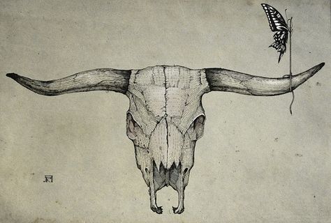 Last attempt by Aleks Klepnev, via Behance Longhorn Skull Drawing, Cow Skull Tattoo, Bull Skull Tattoo, Longhorn Tattoo, Tattoo Under Breast, Cow Skull Tattoos, Bull Skull Tattoos, Skull With Horns, Longhorn Skull