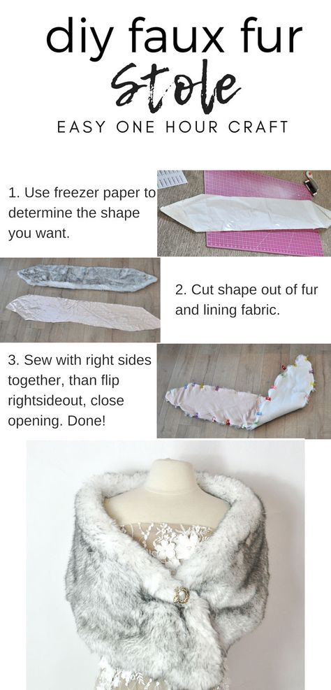 Simple Faux Fur Stole Pattern | Utah sewing | Kara Metta Fur Wrap Wedding Bridesmaid, Diy Fur Shawl, Fur Stole Pattern, Fur Fabric Ideas, Stole Pattern Sewing, Diy Winter Accessories, Diy Faux Fur Shawl, Sewing Faux Fur, Faux Fur Shawl Outfit