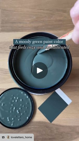 1.5K views · 63 reactions | Paint color details 👇🏼  1905 Green by Magnolia Home  -Color description: A slightly jeweled forest green hue  -Here’s what @joannagaines says about this color they used at the Silos coffee shop ⬇️  “While working on the design concept for our coffee shop, I was flipping through paint swatches and found myself drawn toward two different colors a deep blue, and a jewel-tone green. The idea of combining them to create a custom color is how 1905 Green came to be. I love the way this moody, dark green comes to life on the walls, balancing depth and sophistication with familiarity and comfort.”  #magnoliahome #magnoliahomepaint #greenpaint #paintcolors #officemakeover #diyhome #homeprojects #homeimprovement #homeimprovementprojects #1905green #paintinspiration #diyh Deep Green Blue Paint Colors, Jewel Green Paint Colors, Magnolia Dark Green Paint Colors, Forest Green And Blue Color Palettes, Moody Blue Green Paint Colors, Jewel Toned Green Paint, Dark Blue Green Paint Colors, Moody Greens Paint, Moody Green Paint Colors