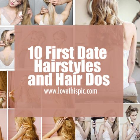 Easy First Date Hairstyles, Easy Date Hair, Hairstyles For Date Night Romantic, Cute First Date Hairstyles, Romantic Hairstyles For Medium Hair, Long Hair Date Night Hairstyles, Date Night Hairstyles Medium Romantic, First Date Hairstyles Long Hair, Easy Date Night Hair Long