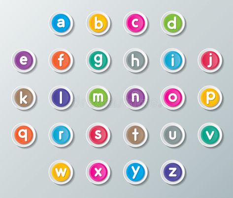 Small Alphabet Letters, Abc Font, Small Alphabets, School Images, Alphabet Charts, Abc Letters, Colorful Paper, Small Letters, Capital Letters