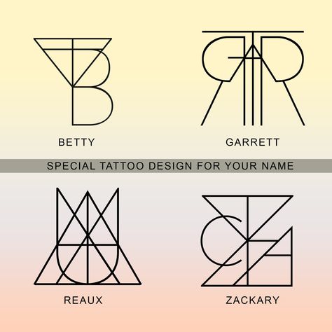 Combined Letters Tattoo, Rs Tattoo Letter Design, Letter B Tattoo, Name Logo Design, Logo Design Letter, Letter Tattoo, Initial Tattoo, B Tattoo, Design Name