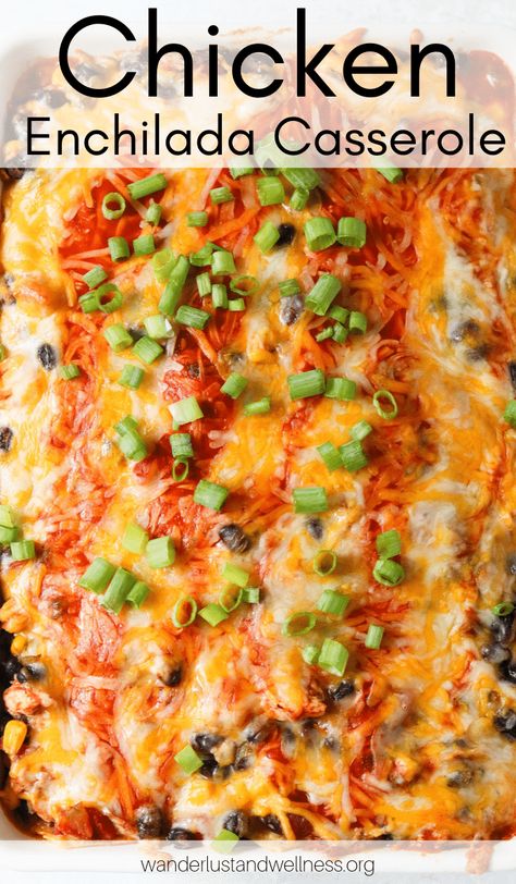 Chicken Corn Tortillas, Casserole Enchilada, Enchiladas Corn Tortillas, Easy Chicken Enchilada Casserole, Tortilla Casserole, Chicken Enchilada Casserole Recipe, Bbq Pitmasters, Black Beans Corn, Enchilada Casserole Recipes