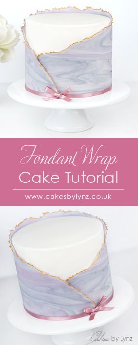 Ripped / Torn Marbled Fondant Cake Wrap / panel Tutorial Fondant Icing Cake Designs, Fondant Wrapped Cake, Fondant Wrap Cake Design, Marbling Fondant Tutorial, Fondant Wrap Cake, Ripped Fondant Cake, Ripped Fondant Wrap Cake, Buttercream Marble Effect, Marble Cake Fondant