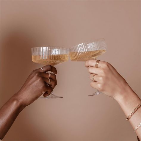 Cheers to a new year 🥂✨ | Instagram Cheers Glasses, Champagne Png Aesthetic, Cheers Glasses Aesthetic, Cheers Photoshoot Ideas, Cheers Black Women, Cheers Aesthetic, Prosecco Glasses, Cocktail Pictures, Drink Umbrellas