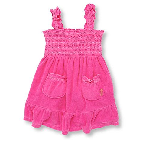 JUICY COUTURE Smocked Dress Girls Smock, Kid Clothes, Girls Dresses Summer, Smocked Dress, Janie And Jack, Shirt Accessories, Fashion Pictures, Tank Dress, Summer Wardrobe