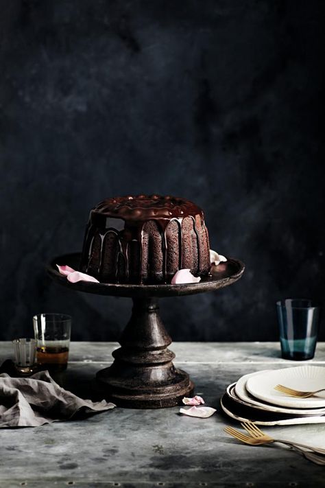 Exclusive recipe: Classic mocha cake by Black Star Pastry - Vogue Australia Moody Food Photography, Mocha Cake, Dark Food Photography, Dessert Photography, Gateaux Cake, Cake Photography, Chocolate Dessert Recipes, Food Cakes, Photographing Food