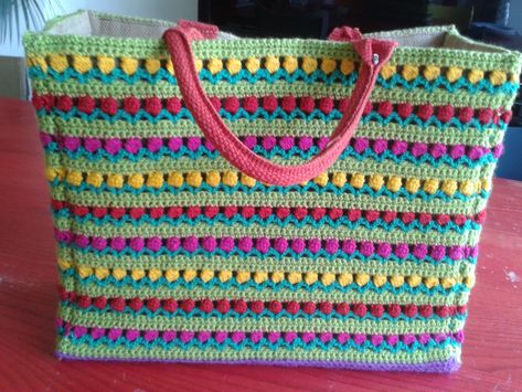 Jute Tas, Trending Crochet Patterns, Free Crochet Purse Patterns, Crochet Hand Bags, Patterns For Crochet, Bags For Ladies, Crocheted Bags, Crochet Purse Pattern Free, Free Crochet Bag