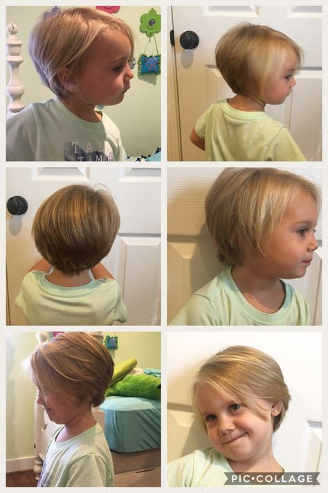 Young girls short pixie bob Girls Pixie Cut, Girls Pixie Haircut, Kids Bob Haircut, Toddler Girl Haircut, Toddler Haircuts, Girls Short Haircuts, Chin Length Hair, Kids Hair Cuts, Girl Haircuts