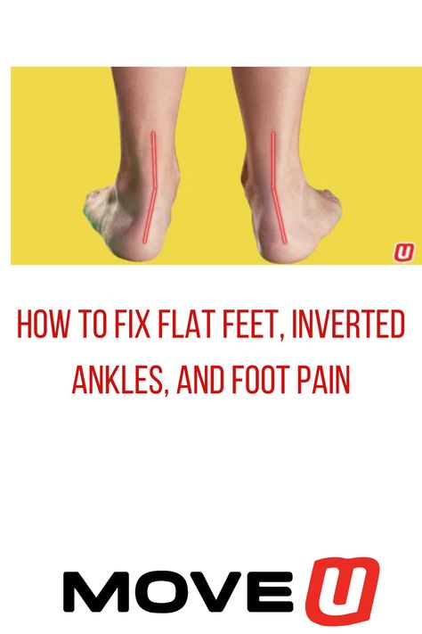 Here at MoveU, we are all about strengthening your body’s foundations. In some ways, your core (including your back) is your foundation because it’s so central.
However, your feet are your base. If your base is weak and misaligned, the rest of your body is going to be affected.
Flat feet, also known as pes planus, is a condition where the arches of the feet are low or absent, causing the entire foot to come into contact with the ground. Flat Feet Pain, Squat Form, Fallen Arches, Weighted Squats, Sprained Ankle, Poor Posture, Foot Pain, Your Back, Fix It