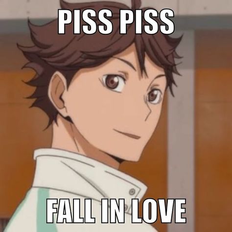 angie >:D on Instagram: “i chuckled…” Kiss Kiss Fall In Love, Oikawa Toru, Haikyuu Meme, Oikawa Tooru, L Lawliet, Volleyball Anime, Fb Memes, Funny Anime Pics, Haikyuu Anime