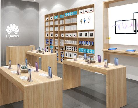 Computer Store Design, Mobile Store Interior, Mobile Shop Design Interior 3d, Mobile Store Design, Smartphone Store, Electronics Store Design, Mobile Shop Design, Box Bed Design, Gadget Store