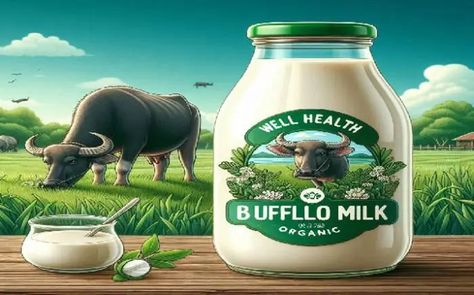 WellHealthOrganic Buffalo Milk Tag Buffalo Milk, Mother Dairy, Chandler Kinney, Milk Benefits, High Calcium, Dental Bridge, Digestion Process, Protein Rich Foods, Plant Based Milk