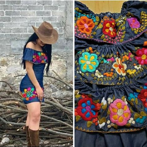 Beautiful Off The Shoulders Dress Mexican Fiesta Party Outfit, Mexican Outfits For Women, Mexican Dresses For Women, Mexican Theme Party Outfit, Party Outfit Women, Mexican Outfits, Outfit Mexicano, Xv Ideas, Adidas Dress