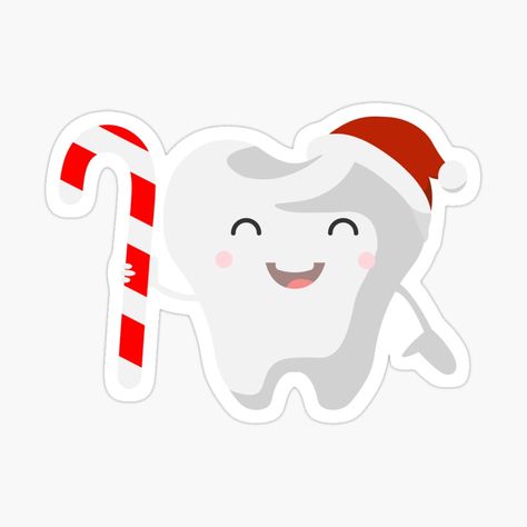 Teeth Christmas, Dentist Cake, Tooth Sticker, Dentist Christmas, Dental Christmas, Tooth Party, Happy Dental, Teeth Drawing, Funny Dentist