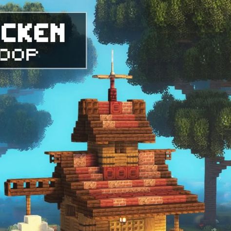 Chicken Coop Minecraft, Minecraft Blacksmith, Minecraft Chicken, Minecraft Java Edition, Minecraft Java, Biggest Chicken, Chicken Base, Minecraft Inspo, Minecraft Memes