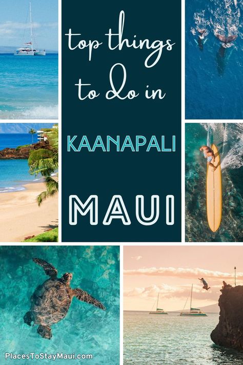 The ULTIMATE guide to the top Kaanapali activities. This lively West Maui town boasts gorgeous beaches, clear waters, and tons of exciting activities and tours for families and couples alike. Unlock the ultimate Kaanapali experience with this comprehensive guide on the best things to do in Kaanapali. | Maui Hawaii | Kaanapali Maui Things To Do, Maui Adventures, Westin Maui, Haleakala Sunrise, Kapalua Maui, Kaanapali Maui, Maui Luau, Maui Travel Guide, Things To Do In Maui