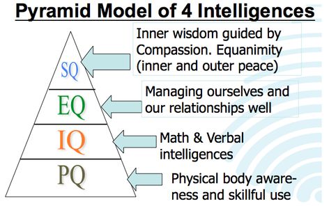 SQ21 Intelligences Pyramid Emotional Intelligence Leadership, Reading Comprehension Posters, Spiritual Intelligence, Pyramid Model, Logic And Critical Thinking, Spiritual Leadership, Psychology Major, Depth Of Knowledge, Healing Words