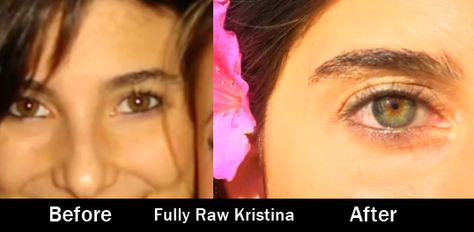 Eyes that are Changing Colors with a Raw Vegan Diet | Mother Nature And You Fully Raw Kristina, Raw Kristina, Food Change, Diet Diary, Raw Vegan Diet, Diet Quotes, Plant Based Whole Foods, Raw Food Diet, Diet Motivation