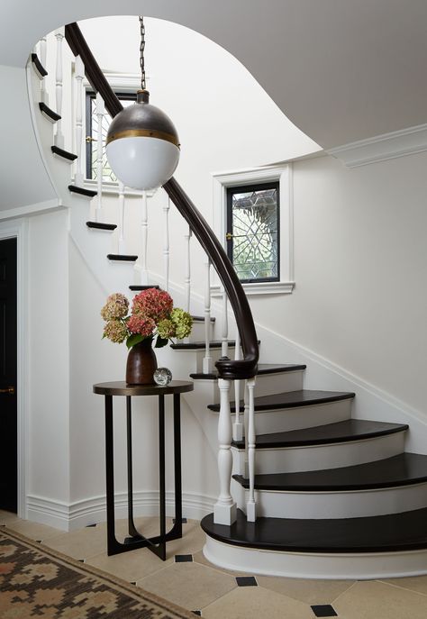 Kitchen Sitting Areas, 1920s House, Tudor Style Homes, White Subway Tiles, Foyer Decorating, Tudor House, Tudor Style, House Cleaning, Fireplace Surrounds