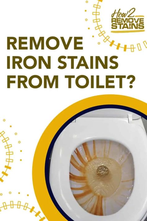 Toilet Bowl Stains, Remove Rust Stains, Enzyme Cleaner, Iron Rust, Clean Toilet Bowl, Iron Water, How To Clean Rust, Toilet Bowl Cleaner, Hard Water Stains