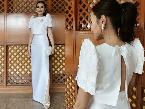 Filipiniana wedding dress