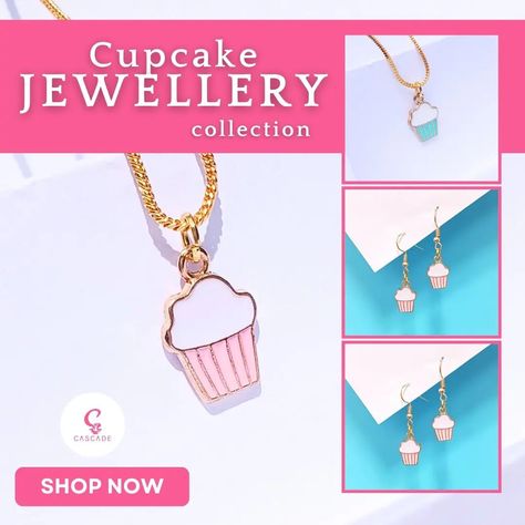 🧁 Introducing the Cupcake Jewelry Collection! 🧁 Necklace - Rs.400 Earrings - Rs. 350 Sweeten up your accessory game with our delightful in cupcake pendants and earrings. Perfect for adding a touch of charm and whimsy to any outfit. ✨ Shop now and treat yourself to these adorable pieces! #CupcakeJewelry #NewCollection #HandmadeJewelry #CASCADE #Fashion #ShopNow #jewelry #jewellery #necklace #pendant #Fashion #ShopNow #trending #fanciesbycascade #HandcraftedJewelry #CASCADEJewelry #foryou #... Cupcake Jewelry, Outfit Shop, Jewellery Necklace, Treat Yourself, Necklace Pendant, Handcrafted Jewelry, Cupcake, Jewelry Collection, Handmade Jewelry