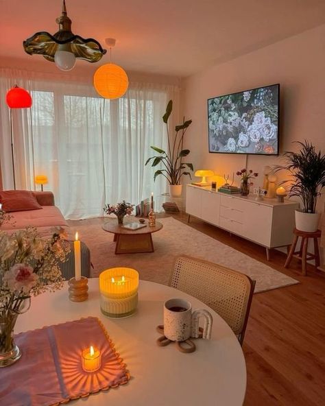 Deco Studio, Dream Apartment Decor, Future Apartment Decor, Apartment Decor Inspiration, Cozy Apartment, Dream House Decor, Small Living Room, Apartment Ideas, Minimalist Bedroom