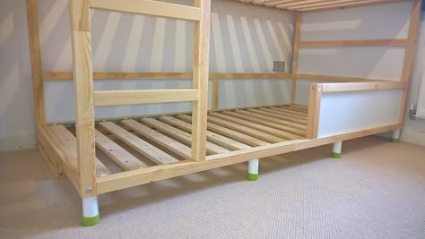 Star Wars KURA Bunk Bed Hack | IKEA Hackers Kura Cama Ikea, Bunk Bed Hacks, Kura Bunk Bed, Kura Bed Hack, Ikea Bunk Bed, Ikea Kura Hack, Kura Hack, Cama Ikea, Bunk Bed Room