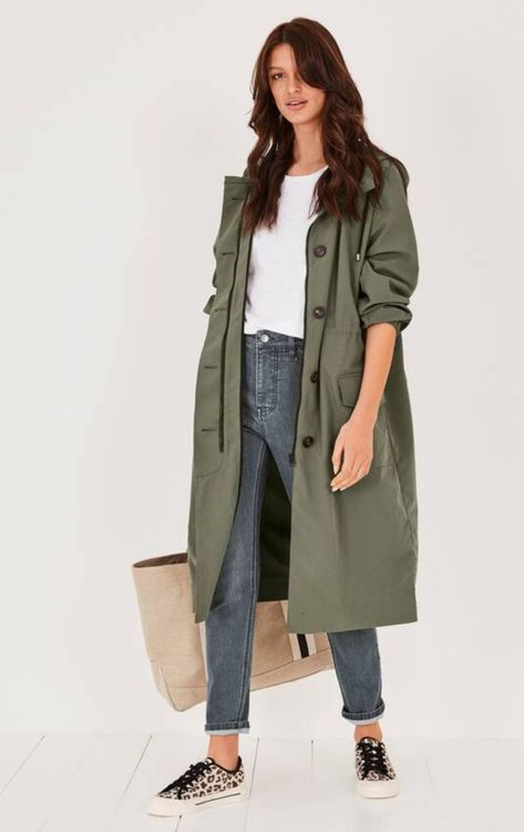 Olive Parka Outfit, Anorak Jacket Outfit, Parka Outfits, Green Coat Outfit, Rain Outfits, Best Parka, Parka Outfit, Olive Green Coat, Parker Outfit