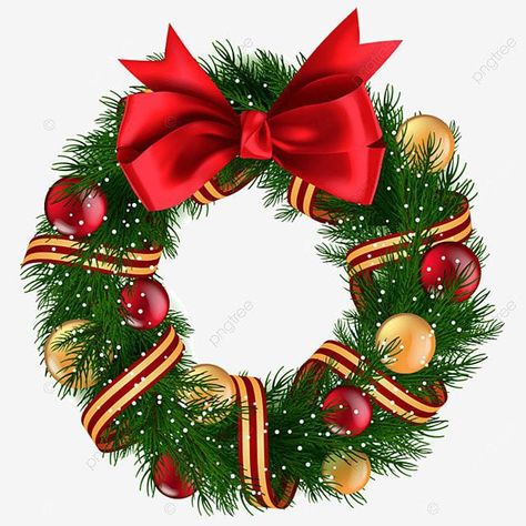 Wreath Illustration Christmas, Christmas Wreath Illustration, Christmas Clipart Free, Christmas Wishes Greetings, Christmas Wreath Clipart, Cute Christmas Decorations, Wreath Illustration, Wreath Drawing, Christmas Balls Decorations