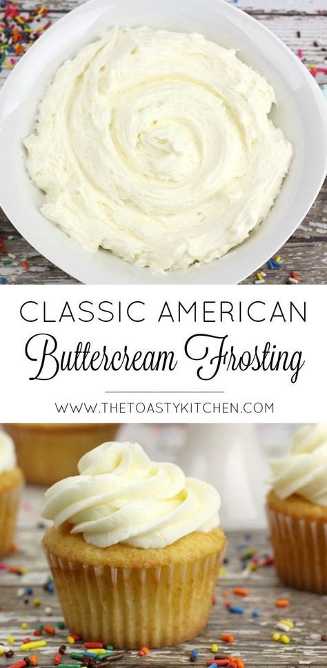 American Buttercream Frosting Recipe, American Buttercream Frosting, Bday Cupcakes, American Buttercream Recipe, Gf Treats, Frosting Buttercream, Frosting Ideas, American Buttercream, Chocolate Peanut Butter Desserts