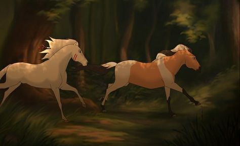 Spirit Fanart, Spirit Horse Movie, Spirit Drawing, Disney Horses, Spirit And Rain, Spirit The Horse, Horse Movies, Horse Sketch, Falling Snow