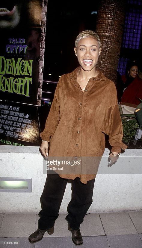 Jada Pinkett Smith 90s, Will Smith And Family, Demon Knight, Black Film, Jada Pinkett, Tales From The Crypt, Street Style 2018, 90s Inspired Outfits, Jada Pinkett Smith