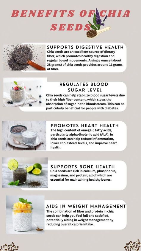 How to Consume Chia Seeds Raw: Sprinkle on top of salads, cereals, or yogurt. Soaked: Mix with water, juice, or milk to create chia pudding.  ... more Chia Seed Water Benefits, Benefits Of Chia Seeds, Benefits Of Chia, Chia Seed Water, Yogurt Benefits, Seeds Benefits, Chia Seeds Benefits, Bread Muffins, Amazing Food Decoration