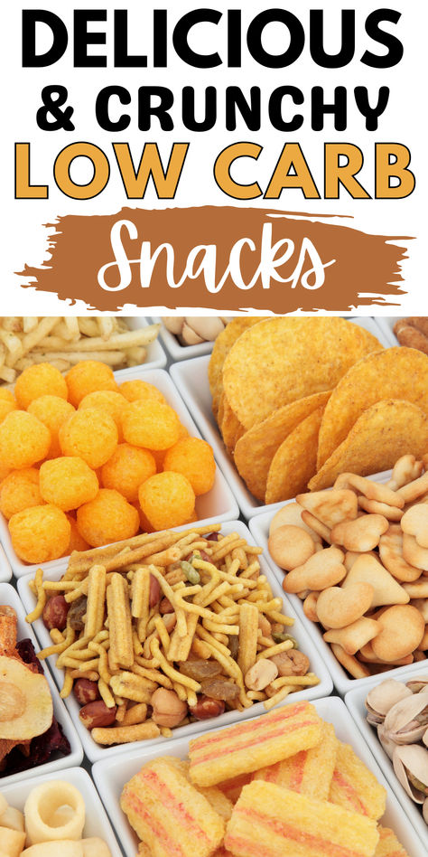 From pumpkin seeds to homemade low carb chocolate bars, this list of 56 crunchy low carb snacks offers a variety of options to keep your snack game interesting and your carb intake in check. 15 Carb Snacks For Diabetics, Low Carb Snacks And Meals, Non Carb Snacks, Liw Carb Snacks, Snack Recipes For Diabetics, Low Carb Packaged Snacks, Quick Easy Low Carb Snacks, Carb Free Snacks Easy, Low Carb Work Lunches