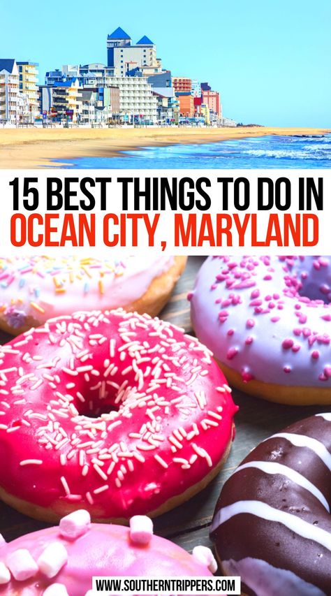 15 Best Things To Do In Ocean City, Maryland Seacrets Ocean City Maryland, Ocean City Boardwalk Maryland, Maryland Things To Do, Things To Do In Ocean City Maryland, Ocean City Maryland Aesthetic, Oceancity Maryland, Maryland Travel, Ocean City Maryland Beach, Things To Do In Maryland