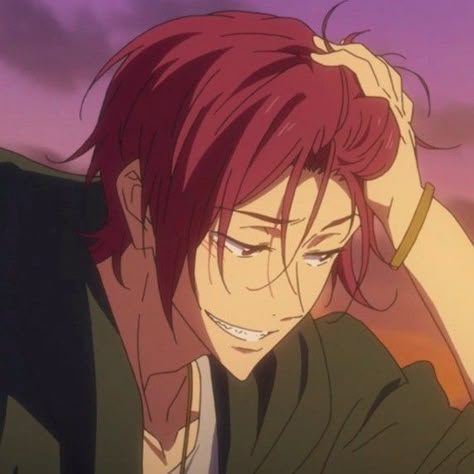 Rin Matsuoka Icon, Free! Anime Icons, Free Rin Matsuoka, Free! Rin, Red Hair Anime Guy, Rin Free, Rin Matsuoka, Free Eternal Summer, App Anime