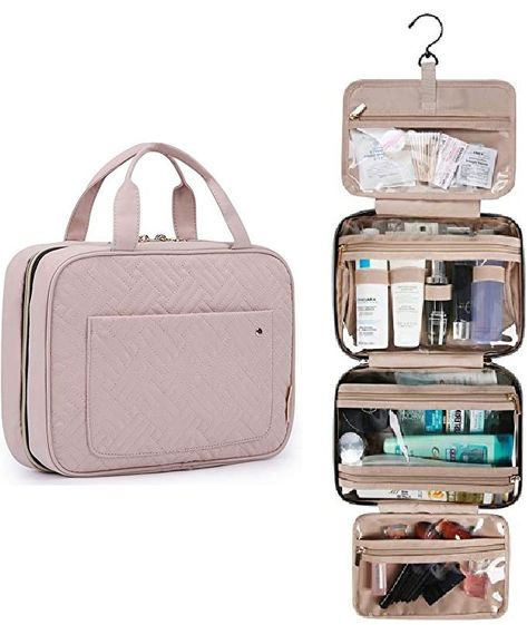 This expert travel cosmetic case is designed to keep all of your toiletries together for vacations of all lengths. Perfect for organizing your essentials, the Bagsmart travel kit bag features a convenient carrying handle and a hook for hanging. Click through to see our complete list and share with us which one is your favorite! #TravelFashionGirl #TravelFashion #PackingTips #traveltoiletrybag #whattopack #travelgear Gym Showers, Waterproof Beach Bag, Hanging Toiletry Bag, Shark Earrings, Meet People, Backpack Tote Bag, Travel Toiletries, Makeup Organizer, Toiletry Bag Travel