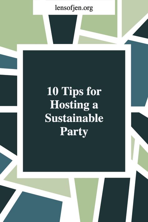 It's hard to stay plastic free when you're hosting a party! But these 10 tips to hosting a sustainable party will help you save the planet while still connecting with your friends! It's all here: Ideas for sustainable party favors to give to your guests and an explanation of how to recycle your party decorations when the gathering is over. Eco Friendly Holiday, How To Recycle, Zero Waste Lifestyle, Our Environment, New Journey, Host A Party, Save The Planet, Sustainable Living, The Gathering