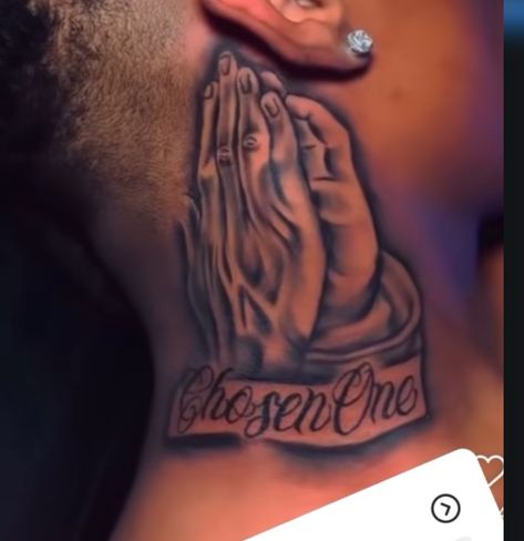 Fire Neck Tattoo Men, Trap Tattoos Men Neck, Raw Tattoo Design For Men, Kiss Mark Tattoo On Neck, Neck Tattoos Black Man, Side Neck Tattoo For Guys Hood, Boy Neck Tattoos, Neck And Throat Tattoos Men Hood, Neck Tats For Men