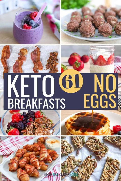 Breakfast Ideas No Eggs, Keto Porridge, Atkins Breakfast, Breakfast Ideas Without Eggs, No Carb Breakfast, Eggless Breakfast, Sugar Free Nutella, Chia Puddings, Blueberry Smoothie Bowl