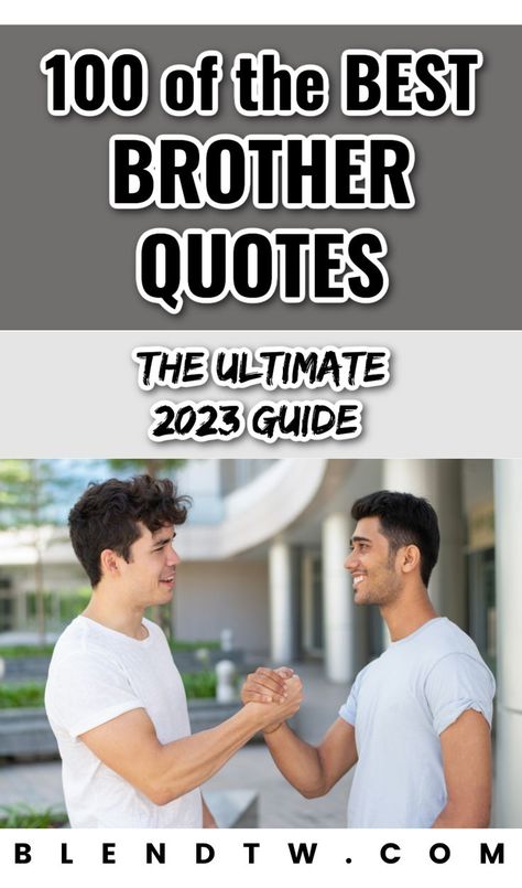 Are you having trouble thinking of ways to show your love for your brother? Check out these brother quotes to share your affection. inspirational brother quotes | brotherly affection phrases | brother relationship quotes | brotherly camaraderie quotes | brothers and friendship sayings | brotherly support quotes | protective brother sayings Brother And Brother Quotes, Protective Brother Quotes, College Students Quotes, Brotherly Love Quotes, Brother Sayings, Quotes About Studying, Brother Relationship, Quotes About Brothers, Deployment Quotes