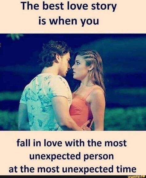 The best love story is when you fall in love with the most unexpected person at the most unexpected time – popular memes on the site iFunny.co #unexpected #memes #the #best #love #story #fall #unexpected #person #time #pic Funny Couple Quotes, Quotes Marriage, Couple Quotes Funny, Image Couple, Funny Couple, Best Love Stories, Love Facts, Crazy Girl Quotes, Funny Quotes For Teens