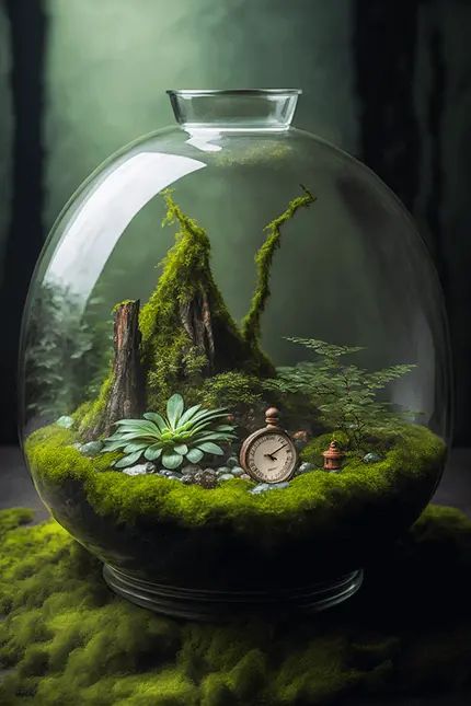 Fungi Terrarium, Mossy Terrarium, Magical Terrarium, Woodland Terrarium, Moss Terrarium Ideas Unique, Mossarium Ideas, Flower Terrarium, Cute Terrarium Ideas, Indoor Garden Ideas Houses