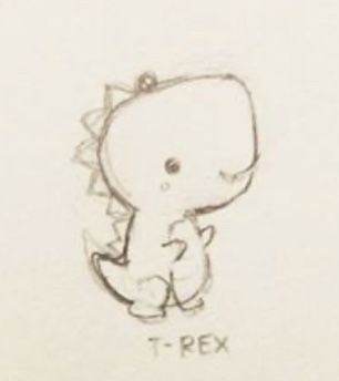 Mini T Rex Tattoo, T Rex Drawing Easy, Tiny T-rex Tattoo, T Rex Tattoo Cute, Cute Dinosaur Tattoo, Rex Tattoo, T Rex Tattoo, Inspo Tattoo, Lion Live Wallpaper