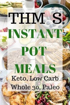 Dinner Meal Ideas, Instant Pot Meals, Trim Healthy Mama Diet, Trim Healthy Recipes, Trim Healthy Momma, Trim Healthy Mama Recipes, Paleo Low Carb, Detox Drinks Recipes, Thm Recipes