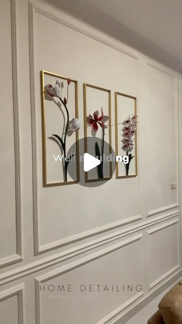 Home Detailing - Wall Moulding Bandung | Cara Merawat Wall Moulding Biar Awet   #wallmoulding #wallmouldings#wallmouldingbandung#wallmouldingproject#walldecor#decorrumah#renovrum... | Instagram Wall Molding Living Room Modern, Wall Moulding Ideas Living Room, Wall Moulding Ideas, Wall Molding Living Room, Paneling Makeover, Wall Molding Design, Wall Moulding, Texture Wall, Wall Molding