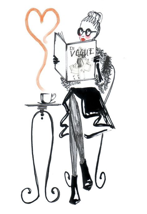 French Illustration, Cafe Paris, French Girl Aesthetic, Parisian Art, Paris Illustration, Art Deco Paintings, Coffee Reading, Guided Art, Paris Couture